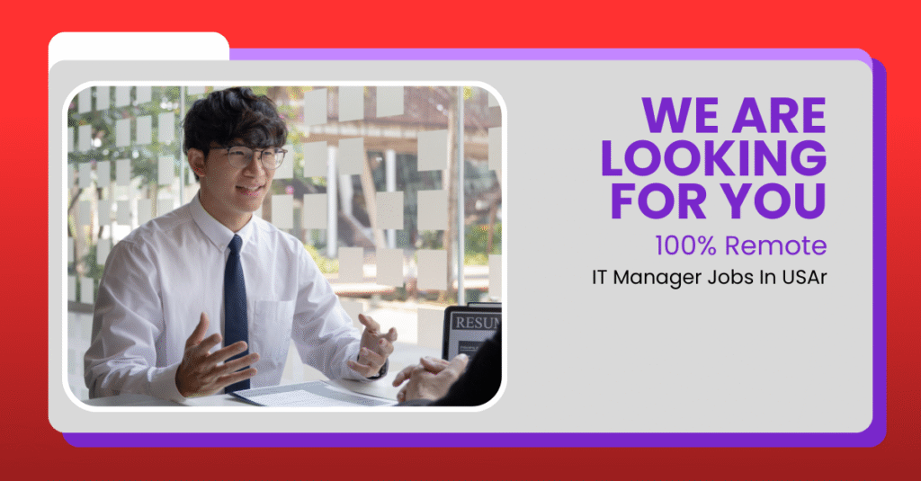 IT Manager Remote Jobs in USA