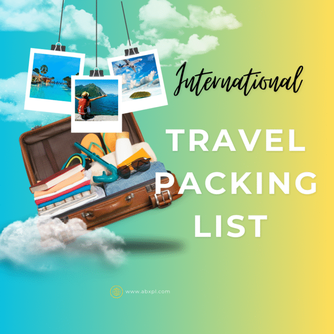 International Travel Packing List